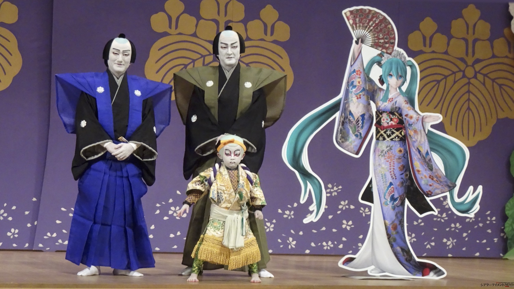 中村獅童×初音ミク新橋演舞場初降臨！「超歌舞伎 2022 Powered by NTT