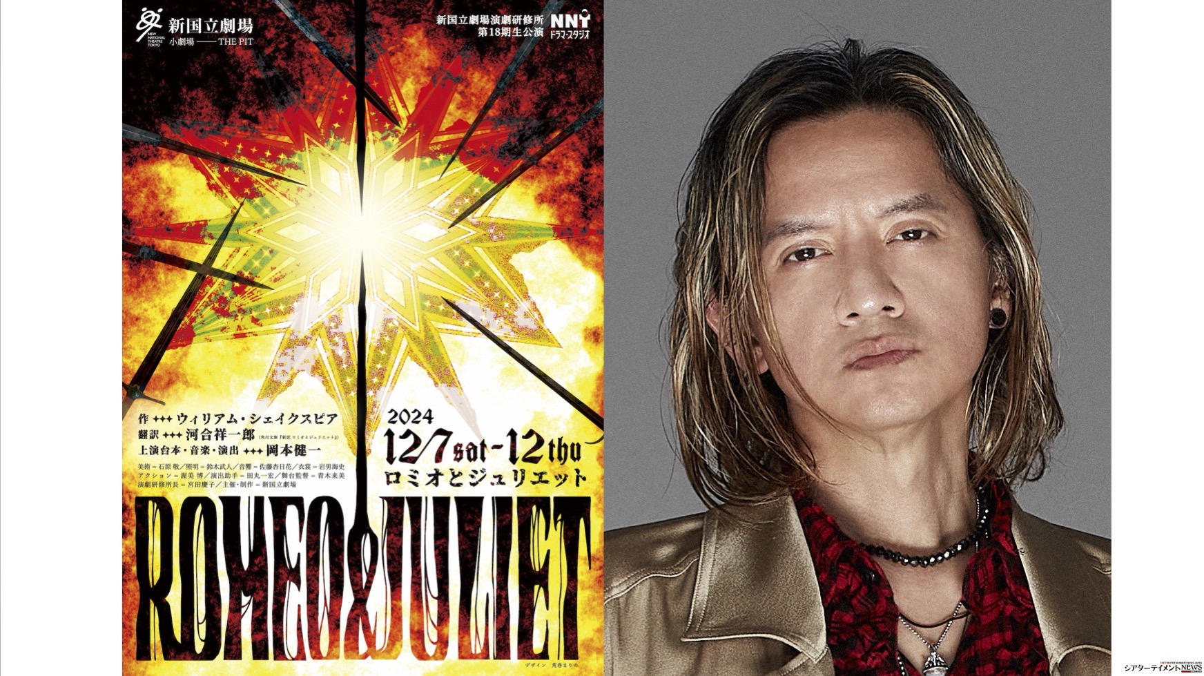 男闘呼組 岡本健一 成田昭次 大型ポスター 当時物